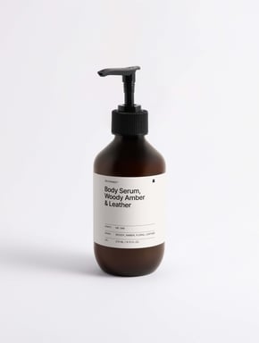 Silk Skin Body Serum, holziges Amber & Leder