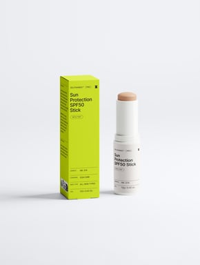 Protection solaire SPF50 Stick, avec teinte