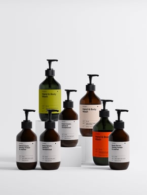 Coffret d'échantillons de soins corporels