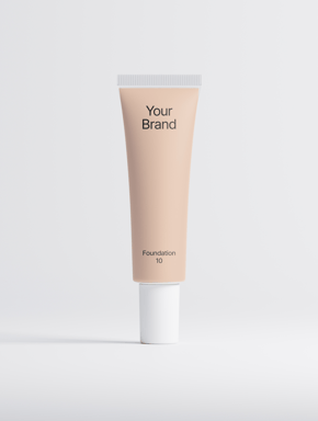 Foundation mit Peptiden, 10 Light Warm