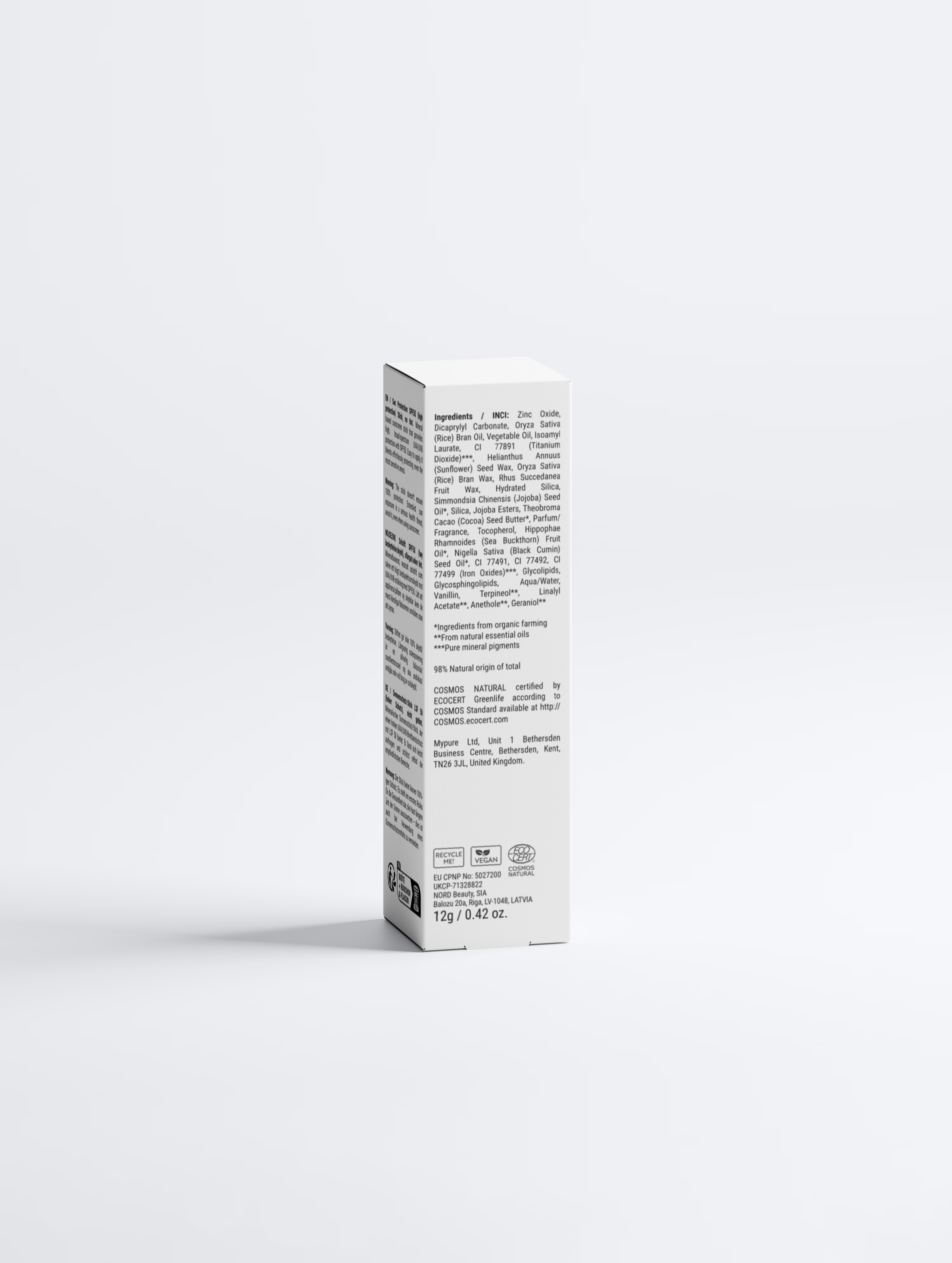 Sun Protection SPF50 Stick, no tint - Thumbnail 2